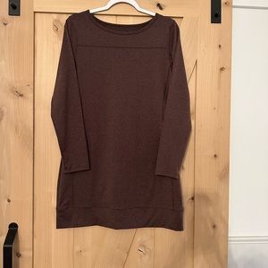 Carve Designs Womens medium brown heathered dress or tunic .